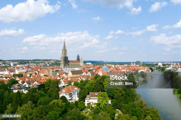 Ulm Aerial View Stock Photo - Download Image Now - Ulm, Forest, Urban Skyline