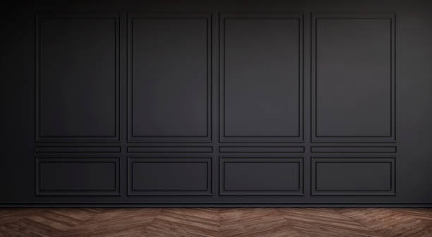 istock Classic dark antique design interior living room 1336364148