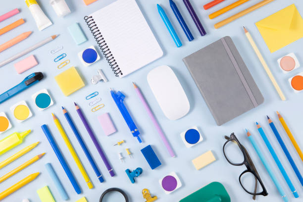 istock Back to School Knolling with School Supplies 1336364441