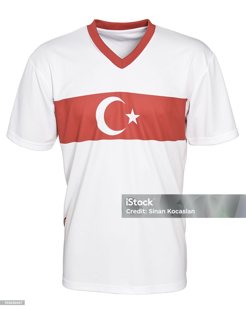 Türkische National Football Team Uniform - Lizenzfrei Fußballtrikot Stock-Foto