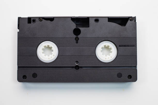 istock Old tape VHS cassette. Retro nostalgia. Vintage gone down in history. 1336371388
