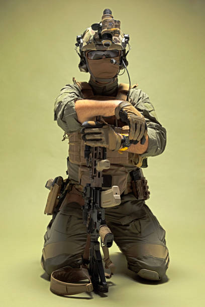 istock Paint ball and laser tag sport games. 1336389372