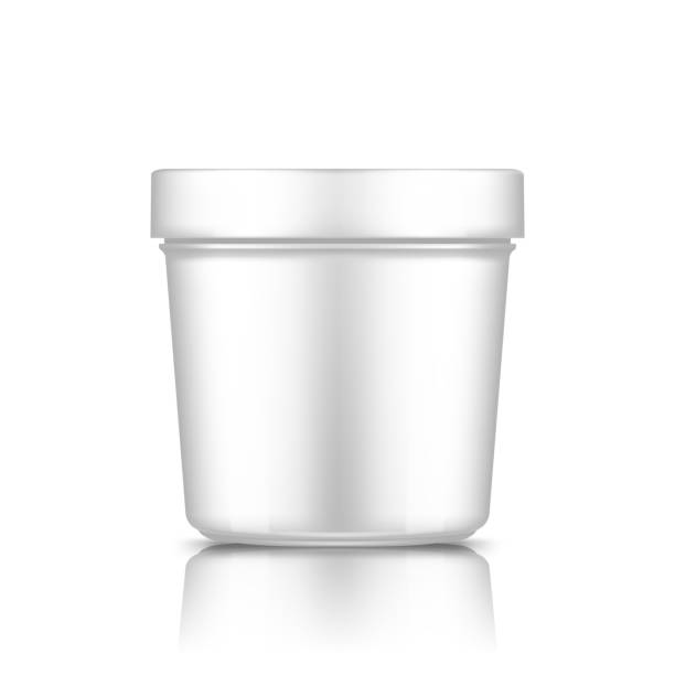 istock White plastic bucket mockup isolated from background ice cream, butter or yogurt container 1336390853