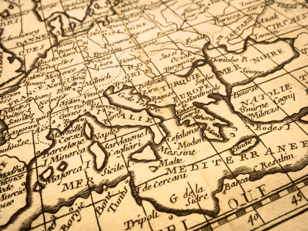istock Antique old map Europe 1336399326
