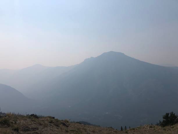 istock Smoky mountains in Castle Provincial Park in Alberta, Canada. 1336405886