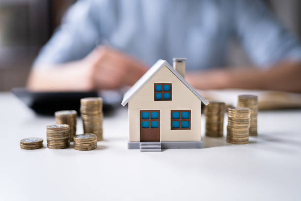 istock Paying House House Property Rent 1336414447