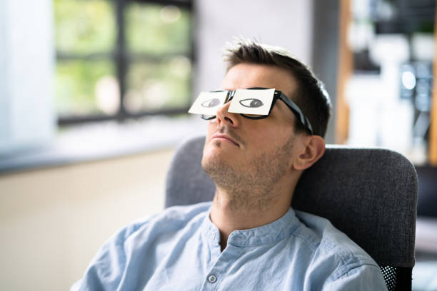 istock Tired Unhappy Businessperson Sleeping In Office 1336414596