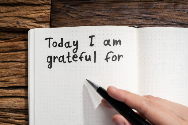 istock Gratitude Journal Concept. Writing I Am Grateful 1336417496