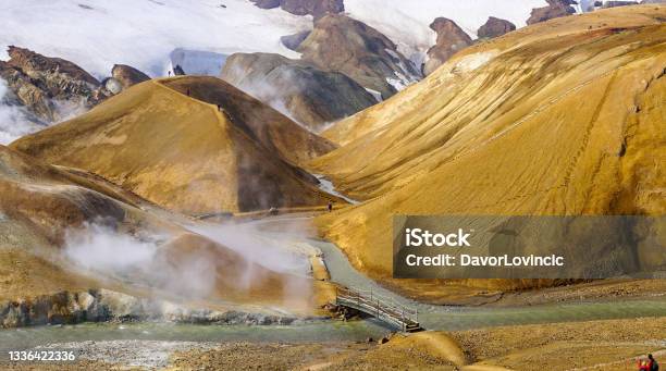 Hveradalir Geothermal Area At Kerlingarfjoll Mountain Range Iceland Stock Photo - Download Image Now