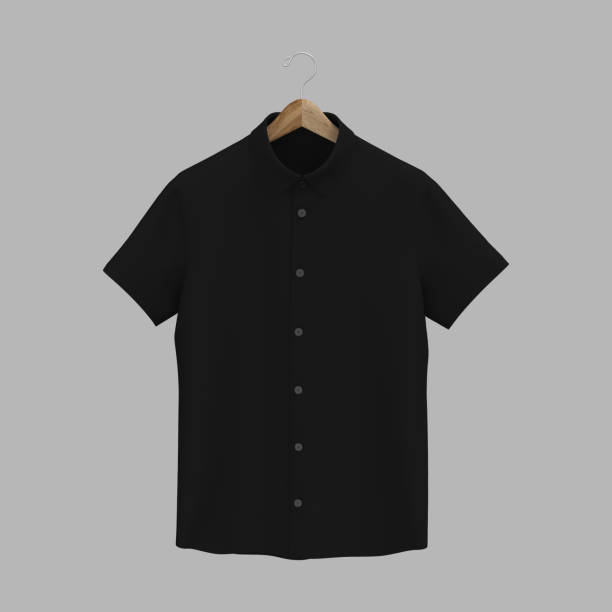 istock Short-sleeve collared shirt outfit for the office 1336446711