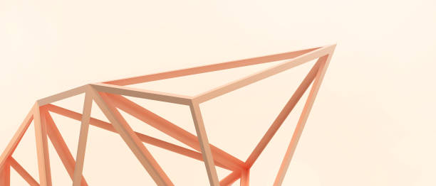istock Abstract Background and architecture structure design with Arrows success concept for Different goals on orange.banner ,art work,Copy Space-3d Rendering 1336447832
