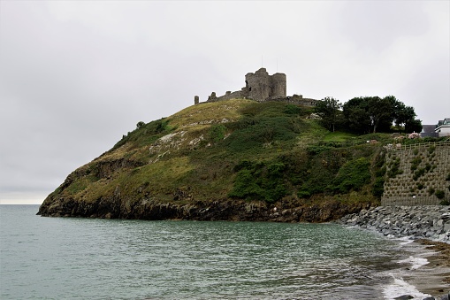 Criccieth has a host of picturesque places of historic interest, ideal to visit whilst on staycation.   Criccieth Castle, Criccieth, Gwynedd, Wales, on Saturday 21st August, 2021.