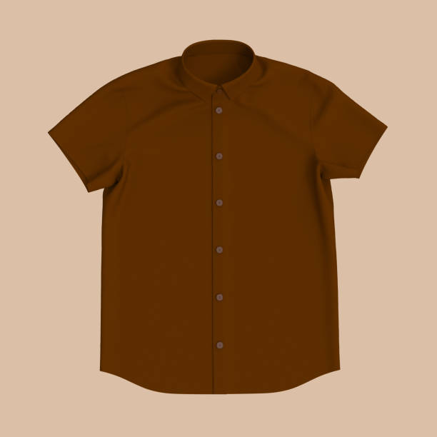 istock Short-sleeve collared shirt outfit for the office 1336449081