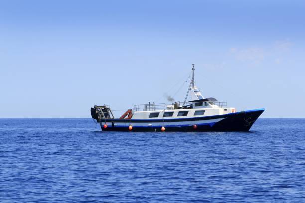 istock trawler boat working in mediterranean offshore 1336454829