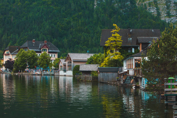 istock panoramic view of hallstatt city in austria 1336465013