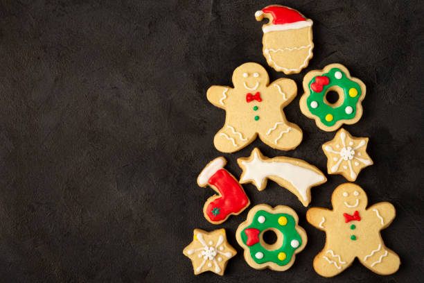 istock Various Christmas homemade gingerbread cookies. 1336473139