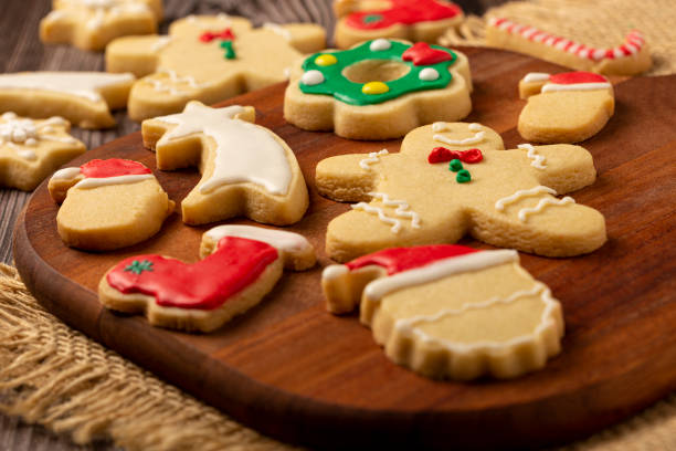 istock Various Christmas homemade gingerbread cookies. 1336473841