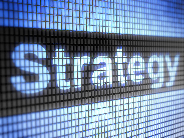 istock The word strategy displayed on a lit up billboard  133647944