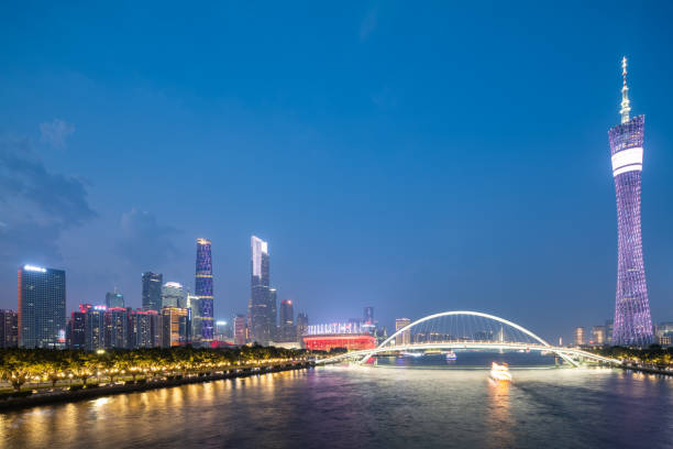 istock Haixin Bridge in Guangzhou, China 1336485886