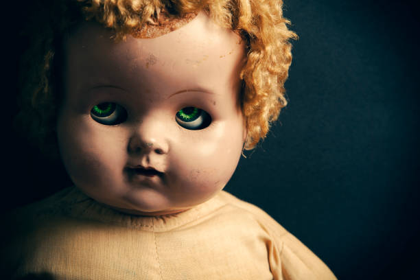 istock Spooky Eyes Vintage Baby Doll 1336486012