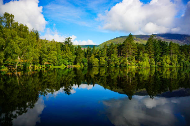 istock Scottish highlands landscape and reflection 1336489534