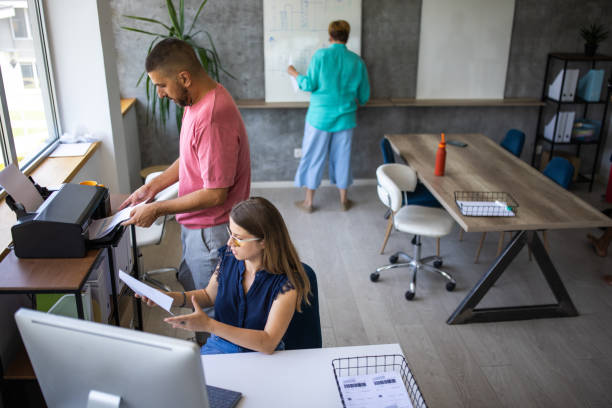 istock Business people working at modern office 1336489827
