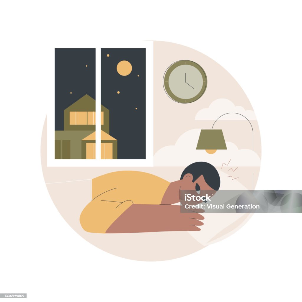 Sleep Abstract Sleep Behavior Disorder Abstract Concept Vector Illustration Stock ...
