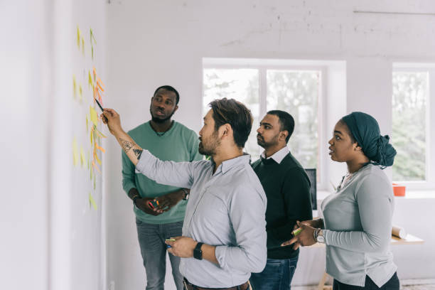 istock Brainstorming new ideas at the office. 1336501062