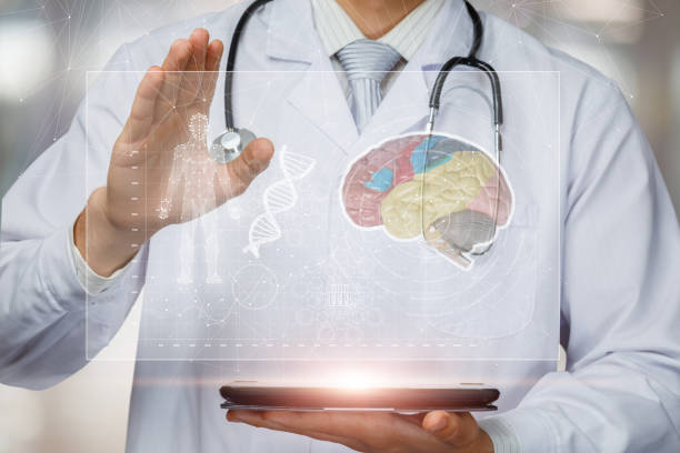 istock Concept of innovative brain treatment. 1336505436