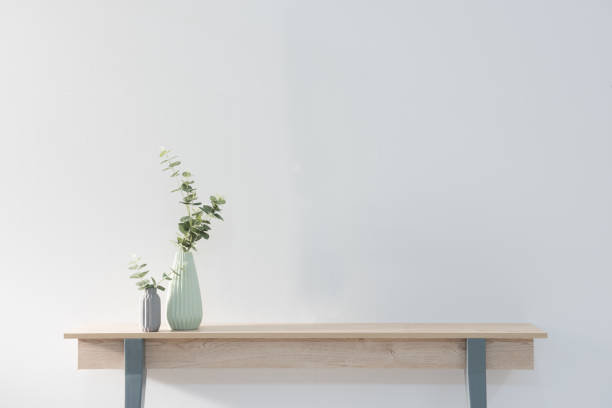 istock modern home interior young room with wooden table lampshade 1336506303