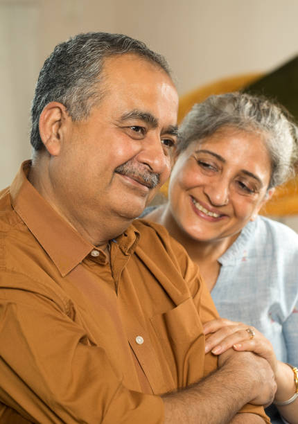 istock Joyful senior couple at home 1336507535