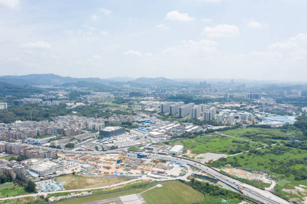 istock Landscape of a town in China 1336509044