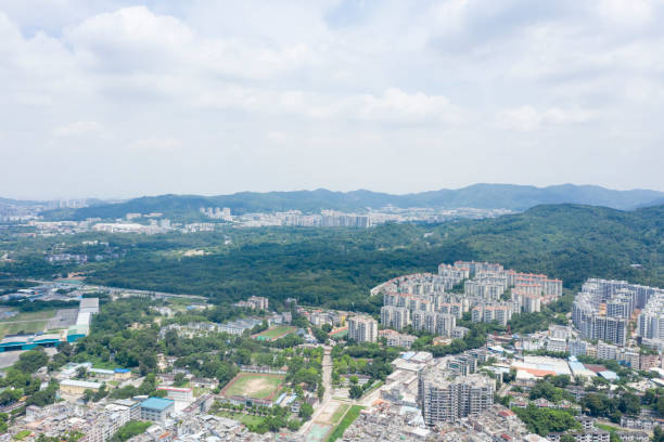 istock Landscape of a town in China 1336509162
