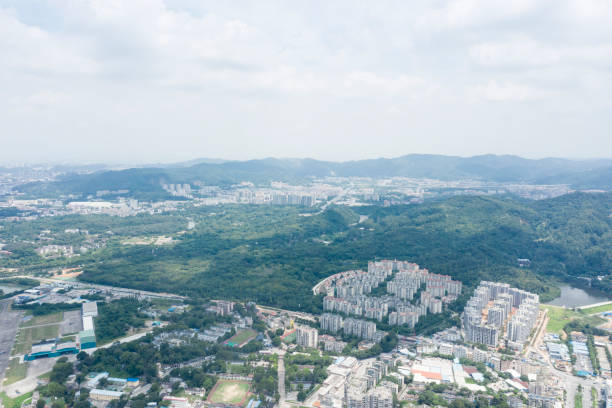 istock Landscape of a town in China 1336509174