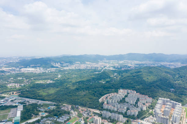 istock Landscape of a town in China 1336509176