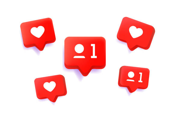 istock Comic style balloons with web icons. Social media icons 1336527360