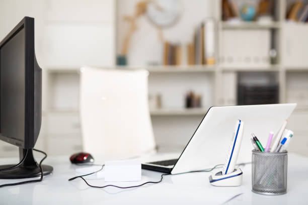istock Image of the workplace in the office 1336530559