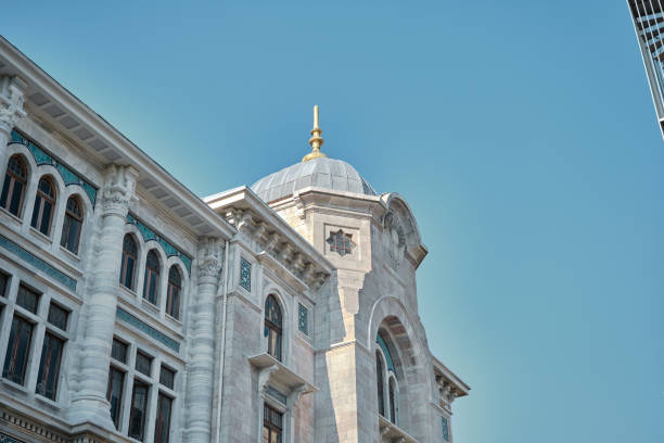 istock Post office directory (PTT general directorate) in istanbul with star shaped windows details. 1336534959