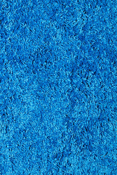 Carpet Blue shag carpet closeup background texture shag rug stock pictures, royalty-free photos & images