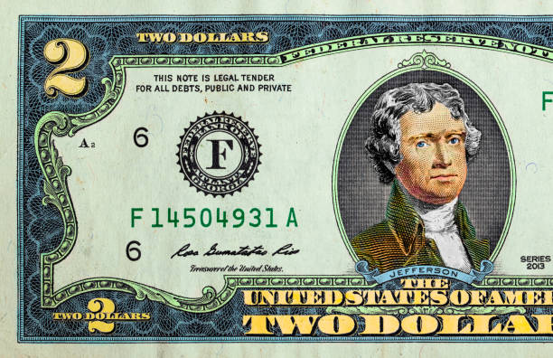 istock Obverse of 2 US dollar banknote for design purpose 1336541174