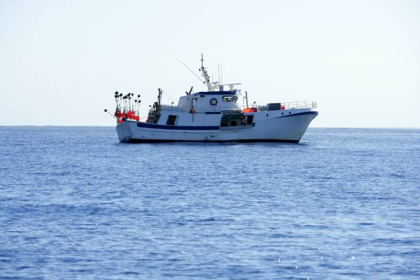 istock Mediterranean longliner boat working in Alicante 1336546056