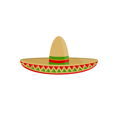 Sombrero Mexican hat icon. Vector illustration. EPS10