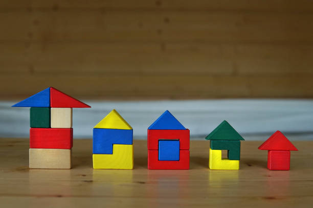 istock houses made of colored cubes construction concept 1336555498
