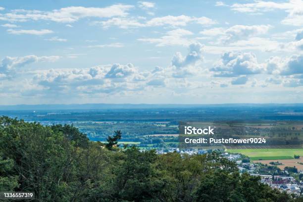 On Mountain Melibokus In Hesse Stock Photo - Download Image Now - Aerial View, Darmstadt, Odenwald
