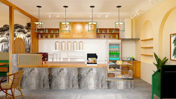 istock 3D render of cafetaria and restaurant 1336562854