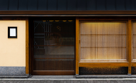 traditional Japanese hall