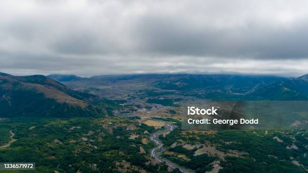 Mount St Helens The Surrounding Area Stock Photo - Download Image Now - Beauty, Cloud - Sky, Cloudscape