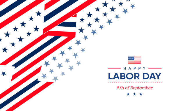 6th of september labor day greeting card