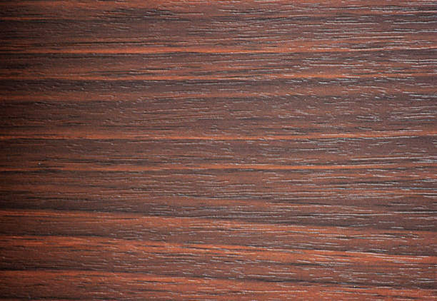 nogal rojo, madera oscura natural con un primer plano de patrón a rayas. - wood cherry dark mahogany tree fotografías e imágenes de stock