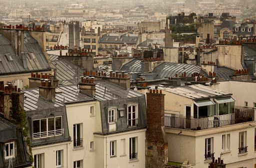 Paris Skyline from Day to Night